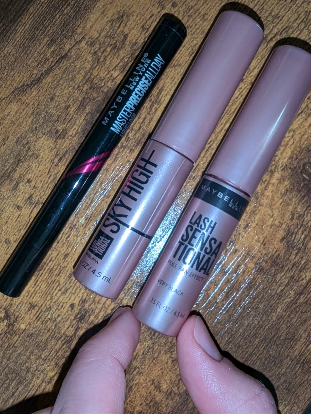 Maybelline Lash Sensational & Sky High Mascara Duo - Pink Tubes, Black Formula